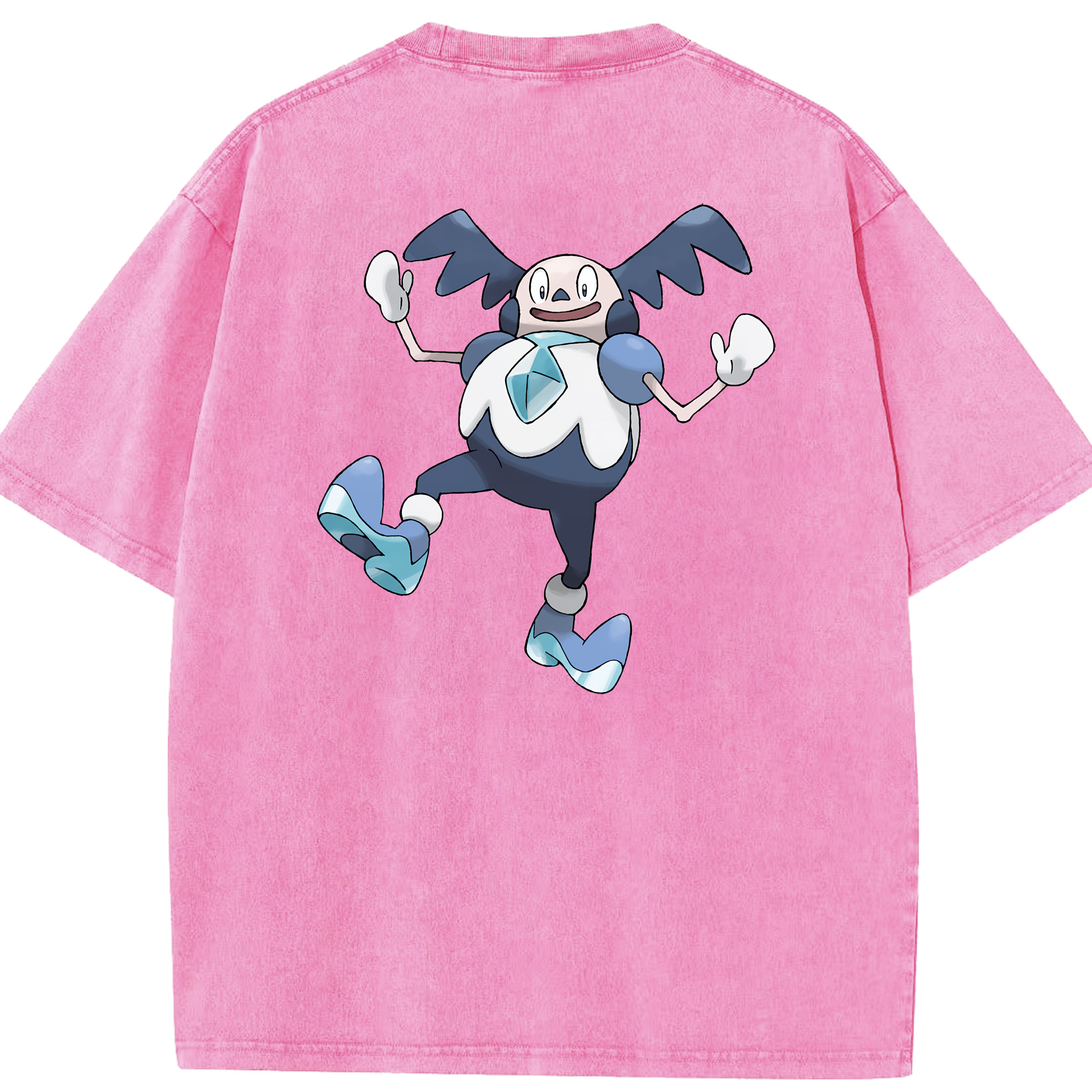 （画像用） ポケットモンスター Pokémon 綿100% ヴィンテージ風 半袖Tシャツ（背面プリント）